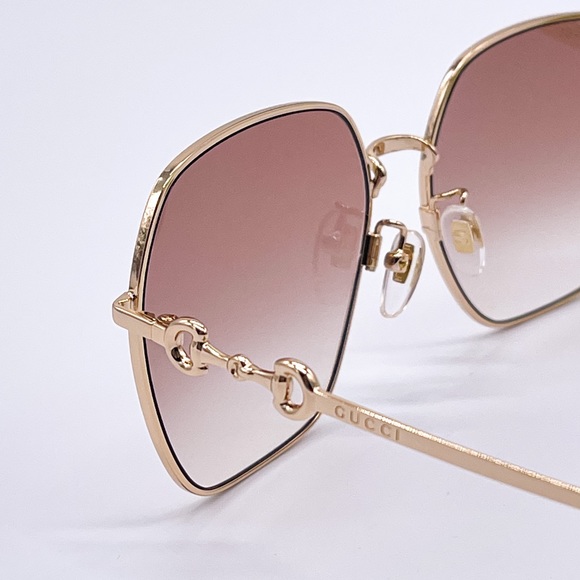 NEW GUCCI GG0882SA 003 NEW GUCCI OVERSIZED ROUNDED SQUARE SUNGLASSES GG0882S - Picture 6 of 14